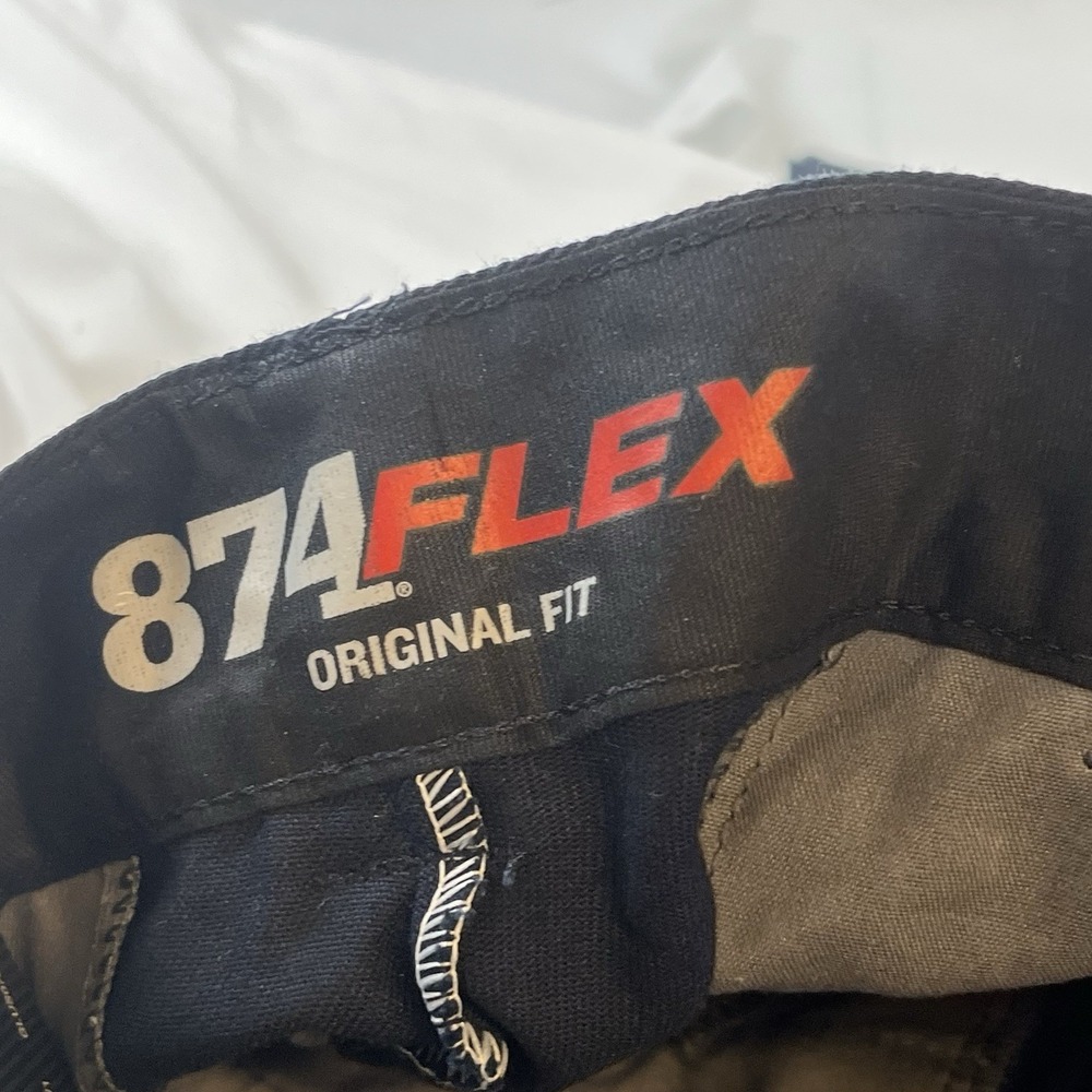 Dickies 874 Mens 34x32 Navy Work Pants Original Fit Flex Straight NWT - Picture 10 of 10